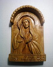 The Blessed Virgin Of Tenderness - wood carving