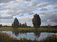 Western Siberia, Omsk Region, Russia - oil, canvas
