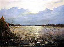 Lake - oil, canvas