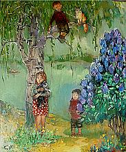 Children - oil, canvas