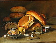 Still Life With Pumpkin - oil, canvas