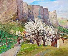 Spring In Staroselye - oil, canvas