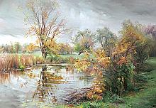 Silence In The Autumn - oil, canvas