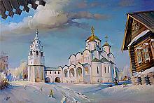Suzdal - oil, canvas