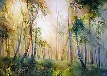 Forest Tale - oil, canvas