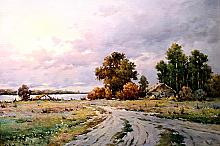 Before The Rain - oil, canvas