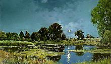Nikopol Floodplains - oil, canvas