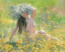 Immortelle Glade - oil, canvas