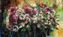 Summer Flowers - oil, canvas