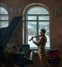 Last Tune - oil, canvas