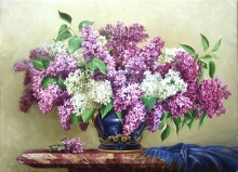 Lilac - oil, canvas
