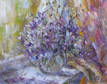 Fragrance Of Spring - oil, canvas