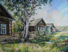 Summer Over Verkhoturye - oil, canvas