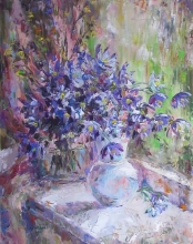 Spring Bloom - oil, canvas