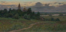 Mikhailovskaya Sloboda - oil, canvas