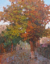 Summer And Autumn - oil, canvas