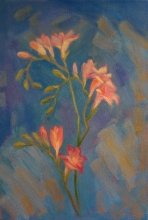 Flowers Of The Night - oil, canvas