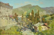 In Crimea - oil, canvas