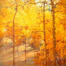 Gold Of Autumn - oil, canvas