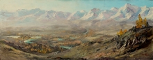 Chiu Valley. The Altai - oil, canvas