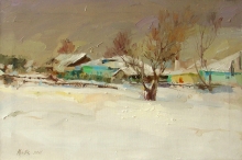 Winter - oil, canvas