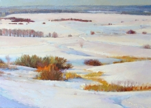 Far Reaches Of Mordovia - oil, canvas