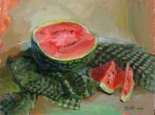 Watermelon - oil, canvas