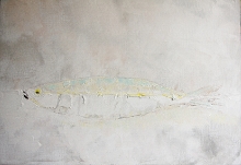 White Fish - oil, canvas on the frame