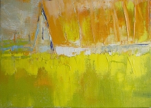 House - oil, canvas on the frame