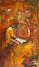 Jazz - oil, canvas