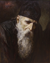 Portrait Of An Old Man - oil, canvas