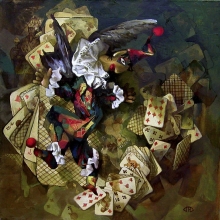 Joker - oil, canvas