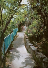 Path In the Crimea - oil, canvas