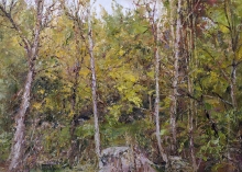 Korsun. October - oil, canvas