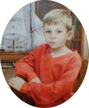 Sevas Portrait - oil, canvas