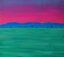 End Of The Sun - oil, canvas