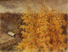 The Fall Foliage - paper, aquarelle