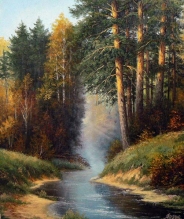 Sunshine Rays - oil, canvas