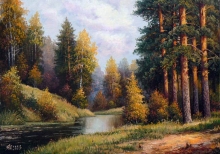 The End Of Summer - oil, canvas