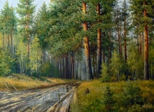 After The Rain - oil, canvas