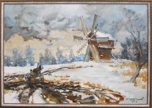 Winter - oil, canvas