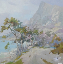 Southern Shore Of The Crimea - oil, canvas