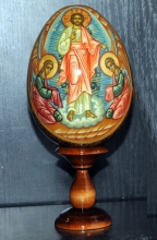 Resurrection Of Christ With Angels - Easter egg
