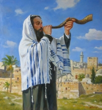 Jerusalem - oil, canvas