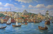 Istanbul - oil, canvas