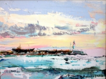 Light House - oil, canvas