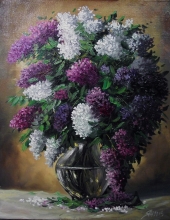 May Lilac- oil, canvas