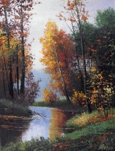 Beginning Of Autumn - oil, canvas