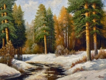 Thaw - oil, canvas