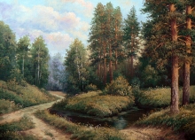 Byelorussian Forest - oil, canvas